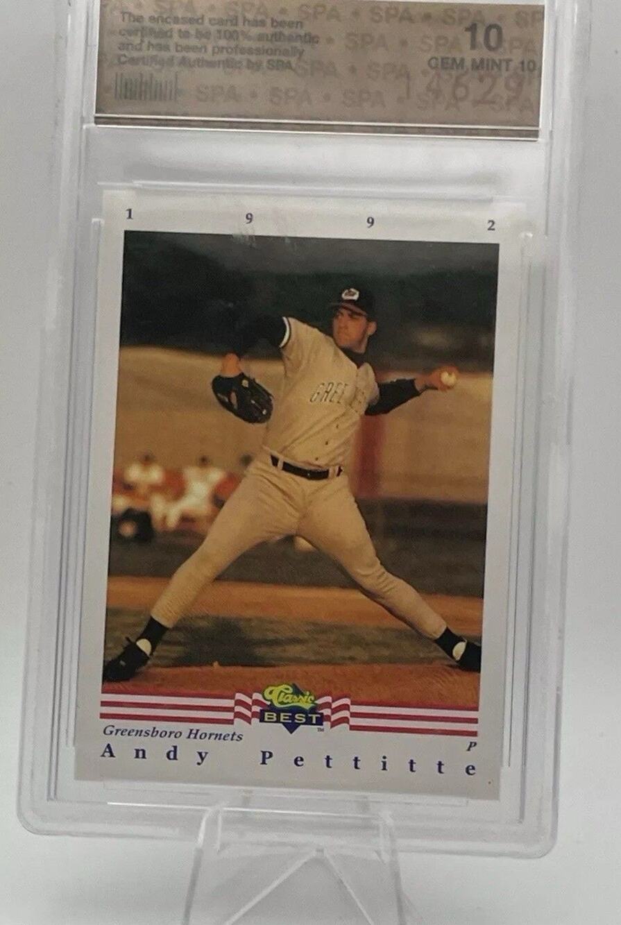 Andy Pettitte #286 1992 Classic Best Minor League Baseball Set Break Mint SPA 10